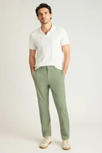 Stretch Washed Chino Pants: Tailored & Slim Fit Chinos