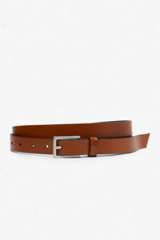 Suede Lined Leather Belt