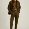 Sueded Italian Cotton Chore Suit Jacket