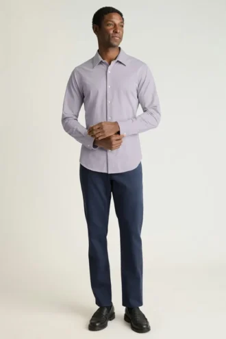 Tech Pique Button Down Shirt