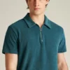 Terry Zip Polo