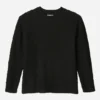 Textured Crew Neck Sweatshirt