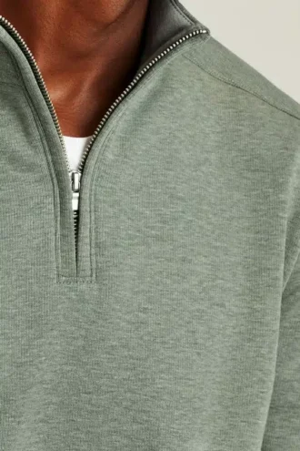 Textured Fleece Half-Zip