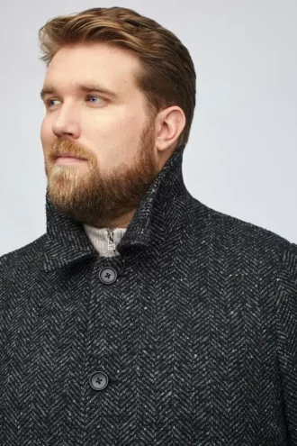 The Italian Wool Car Coat Extended Sizes