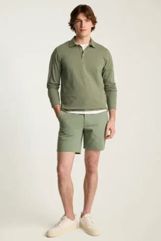 The Organic Cotton Long Sleeve Polo Shirt