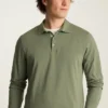 The Organic Cotton Long Sleeve Polo Shirt