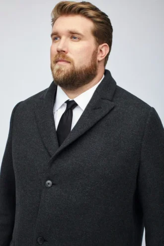 The Stretch Italian Wool Topcoat Extended Sizes
