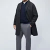 The Stretch Italian Wool Topcoat Extended Sizes