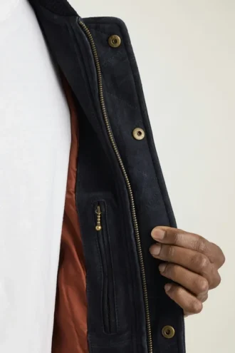 The Suede Bomber Jacket