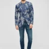 Unconstructed Floral Blazer