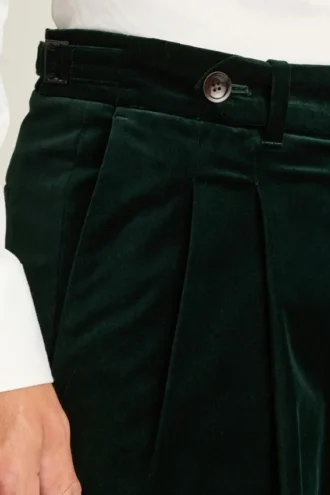 Velvet Trousers for Men by Bonobos | Italian Pleated Luxury Pants