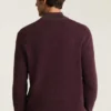 Washable Cotton Cashmere Quarter Zip