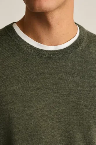 Washable Merino Crew Neck Sweater