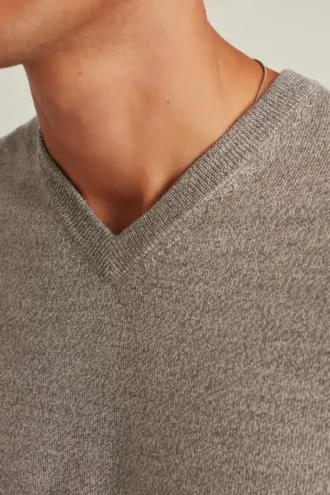 Washable Merino V-Neck Sweater