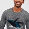 Whale Crew Neck Sweater