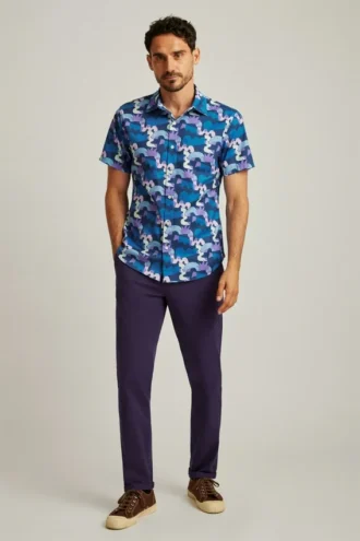 Will Bryant X Bonobos Stretch Riviera Short Sleeve Shirt