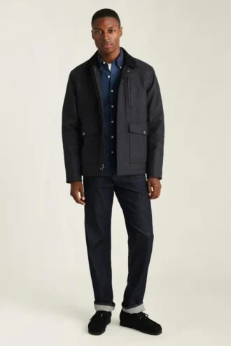 Wool Lined Jacket for Men by Bonobos | Italian Wool Lodge Style