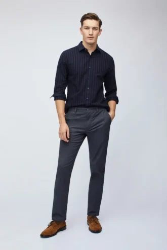 Yarn Dye Stretch Chinos